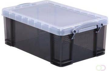 Really Useful Boxes van stevig kunststof | VindiQ Really Useful Box opbergdoos 9 liter transparant gerookt