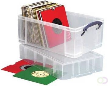 Really Useful Boxes van stevig kunststof | VindiQ Really Useful Box opbergdoos 9 liter XL transparant