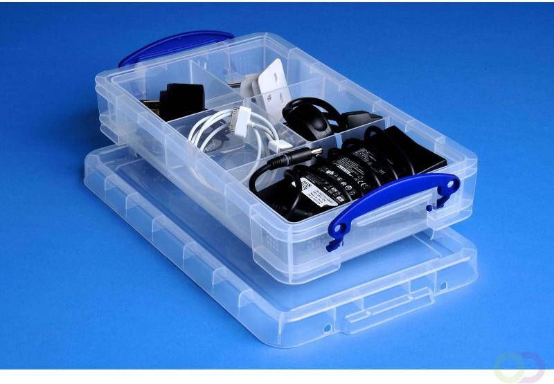Really Useful Boxes van stevig kunststof | VindiQ Really Useful Box opbergdoos 2 5 liter transparant