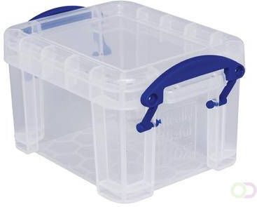 Really Useful Boxes van stevig kunststof | VindiQ Really Useful Box 0 14 liter transparant