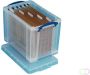 Really Useful Boxes van stevig kunststof | VindiQ Really Useful Box opbergdoos 19 liter hangmappenkoffer transparant - Thumbnail 3