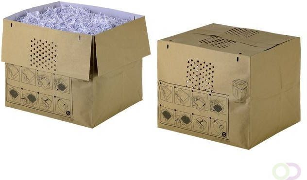 Rexel recycleerbare opvangzakken voor papiervernietiger 32 l voor Auto+175 200X pak van 20 zakken