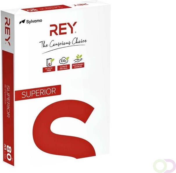 Rey Kopieerpapier Superior A4 80gr wit 500 vel