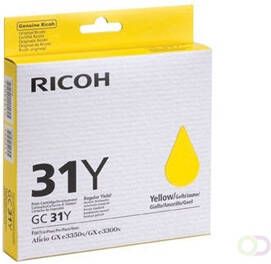 Ricoh gel cartridge GC31Y geel 1750 pagina&apos s OEM 405691