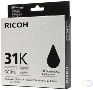 Ricoh gel cartridge GC31K zwart 1920 pagina&apos s OEM 405688