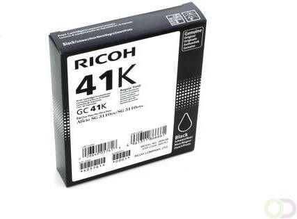 Ricoh Gel cartridge zwart GC41K 2500 pagina&apos s 405761