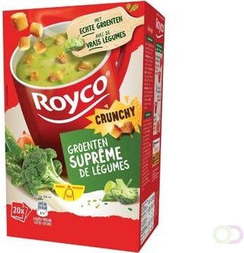 Royco Minute Soup groentensuprÃªme met croutons pak van 20 zakjes