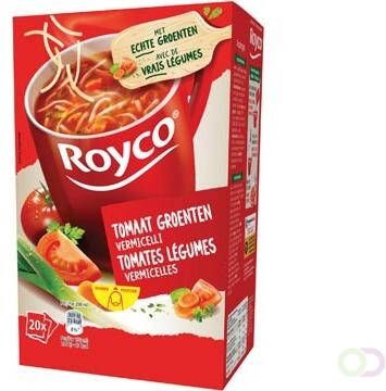 Royco Minute Soup tomaat groenten vermicelli pak van 20 zakjes
