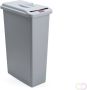 Rubbermaid Afvalcontainer Slim Jim vertrouwelijk grijs 87liter - Thumbnail 1