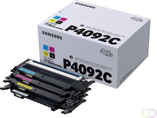 Samsung Tonercartridge CLT-P4092C zwart + kleur