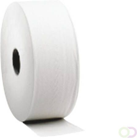 Satino Toiletpapier 2-laags Jumborol 66mmx380m wit 6rollen