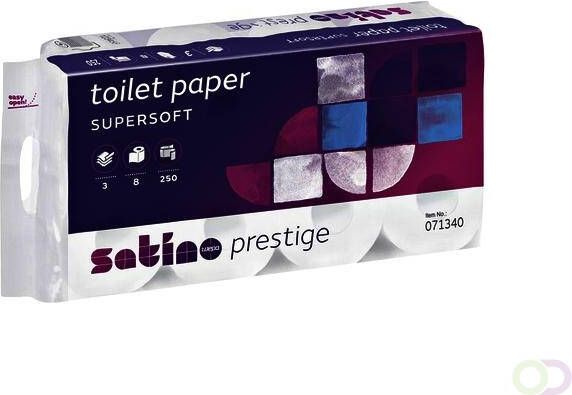 Satino Toiletpapier Prestige 3-laags 250vel wit