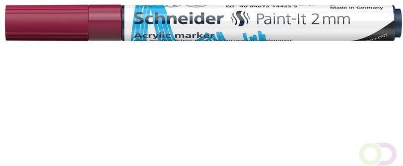 Schneider Acryl Marker Paint-it 310 2mm bordeaux
