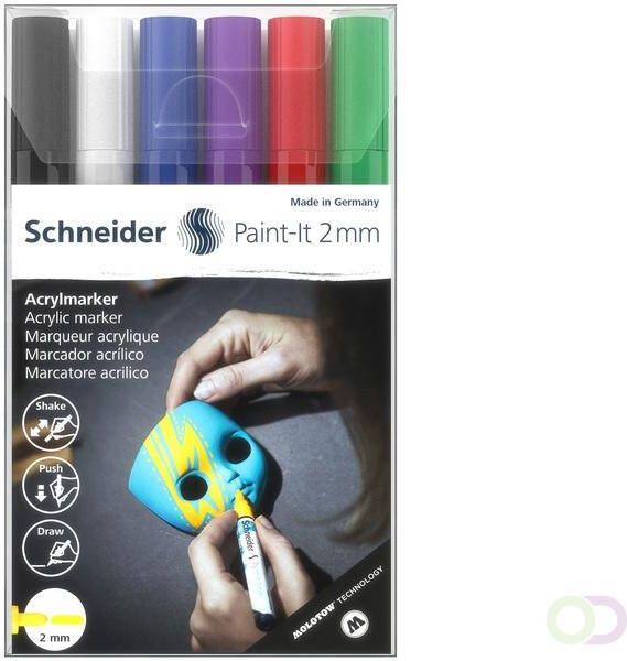 Schneider Acryl Marker Paint-it 310 2mm etui 6st.