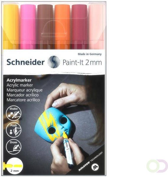 Schneider Acryl Marker Paint-it 310 2mm etui 6st.