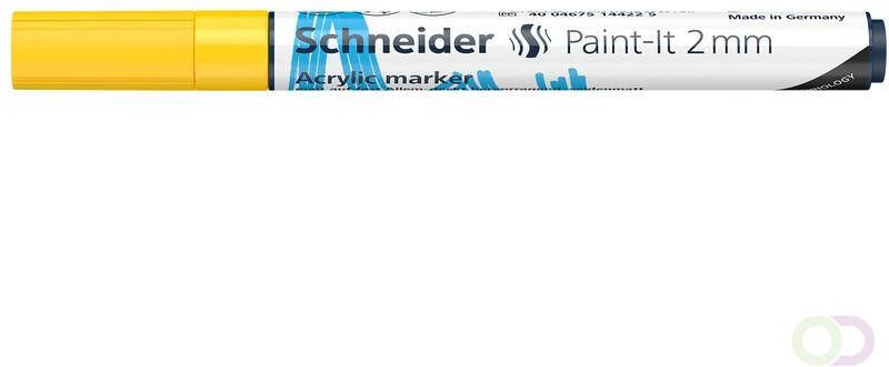 Schneider Acryl Marker Paint-it 310 2mm geel