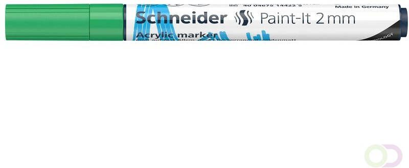 Schneider Acryl Marker Paint it 310 2mm groen