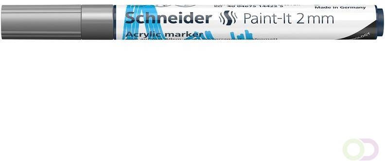 Schneider Acryl Marker Paint-it 310 2mm zilver