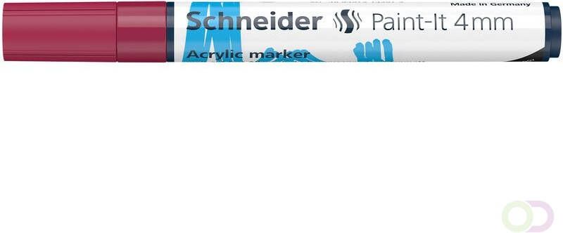 Schneider Acryl Marker Paint-it 320 4mm bordeaux