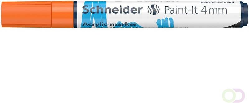 Schneider Acryl Marker Paint-it 320 4mm oranje
