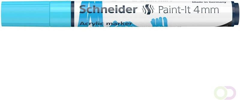 Schneider Acryl Marker Paint-it 320 4mm pastel blauw