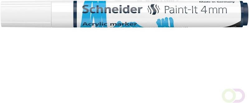 Schneider Acryl Marker Paint-it 320 4mm wit