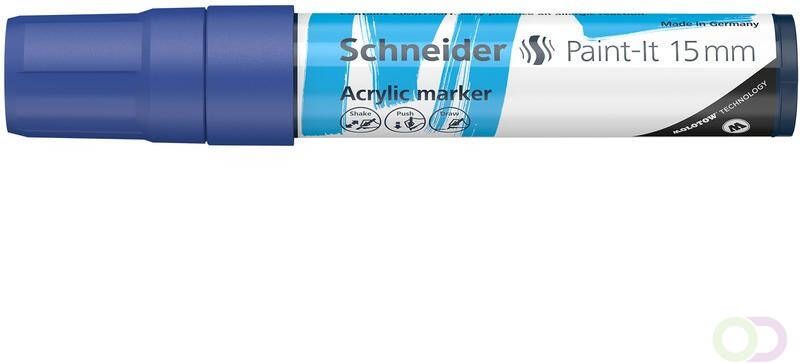 Schneider Acryl Marker Paint-it 330 15mm blauw
