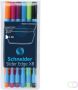 Schneider Balpen Slider Edge XB etui van 6 stuks in geassorteerde kleuren - Thumbnail 3