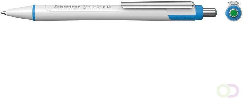 Schneider balpen Slider Xite XB 1 4mm wit groen