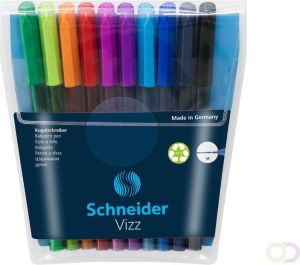 Schneider Balpen Vizz medium etui Ã  10 kleuren