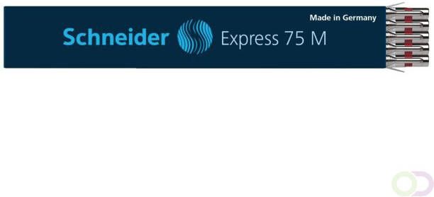 Schneider Balpenvulling Express 75 rood medium