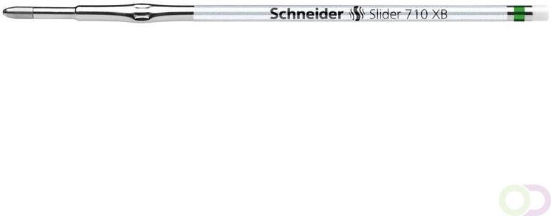 Schneider balpenvulling Slider 710 XB groen