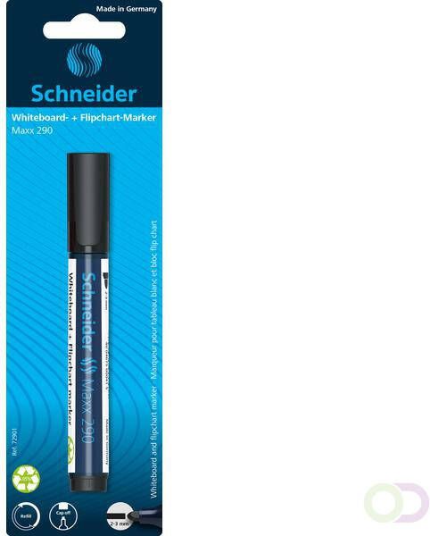 Schneider board flipchartmarker Maxx 290 zwart op blister