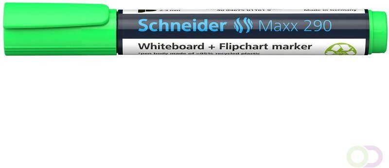 Schneider Boardmarker Maxx 290 ronde punt licht groen