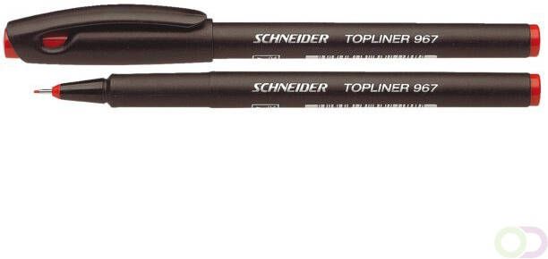 Schneider Fineliner 967 rood 0.4mm