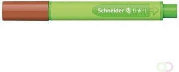 Schneider fineliner Link-it mahoniebruin