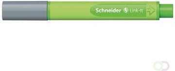 Schneider fineliner Link-it zilvergrijs