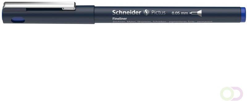 Schneider Fineliner Pictus 0 05 blauw