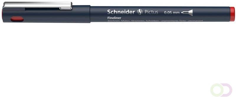 Schneider Fineliner Pictus 0 05 rood