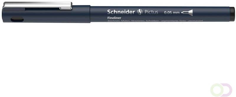 Schneider Fineliner Pictus 0 05 zwart