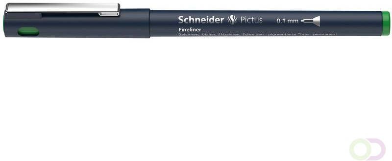Schneider Fineliner Pictus 0 1 groen