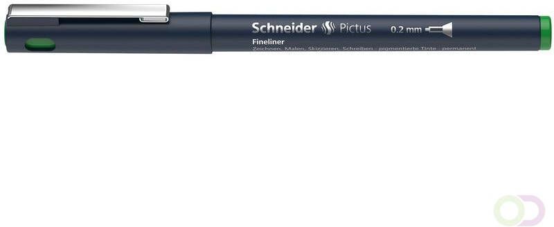 Schneider Fineliner Pictus 0 2 groen