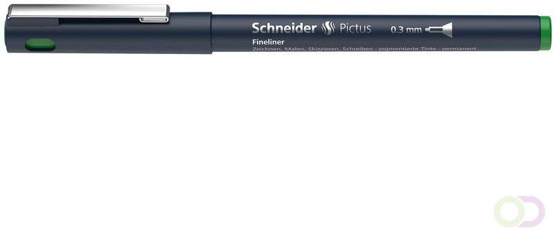 Schneider Fineliner Pictus 0 3 groen