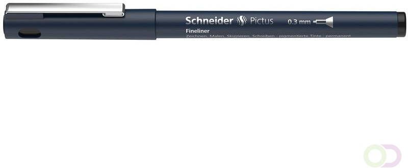 Schneider Fineliner Pictus 0 3 zwart
