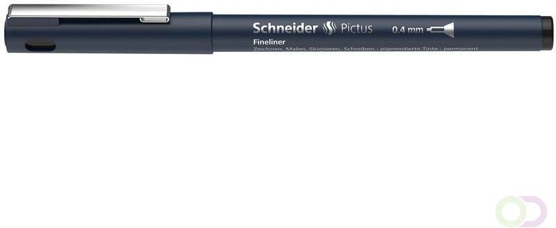 Schneider Fineliner Pictus 0 4 zwart