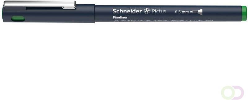 Schneider Fineliner Pictus 0 5 groen