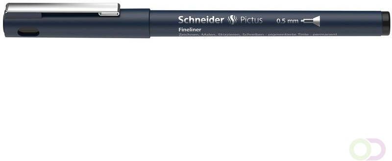 Schneider Fineliner Pictus 0 5 zwart
