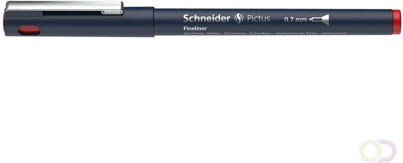 Schneider Fineliner Pictus 0 7 rood