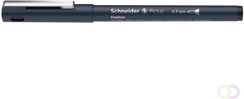 Schneider Fineliner Pictus 0 7 zwart