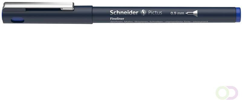 Schneider Fineliner Pictus 0 9 blauw